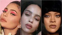 Kylie Jenner, Zoe Kravitz, Rihanna (Dok.Kylie Cosmetics/zoeisabellakravitz/AFP)
