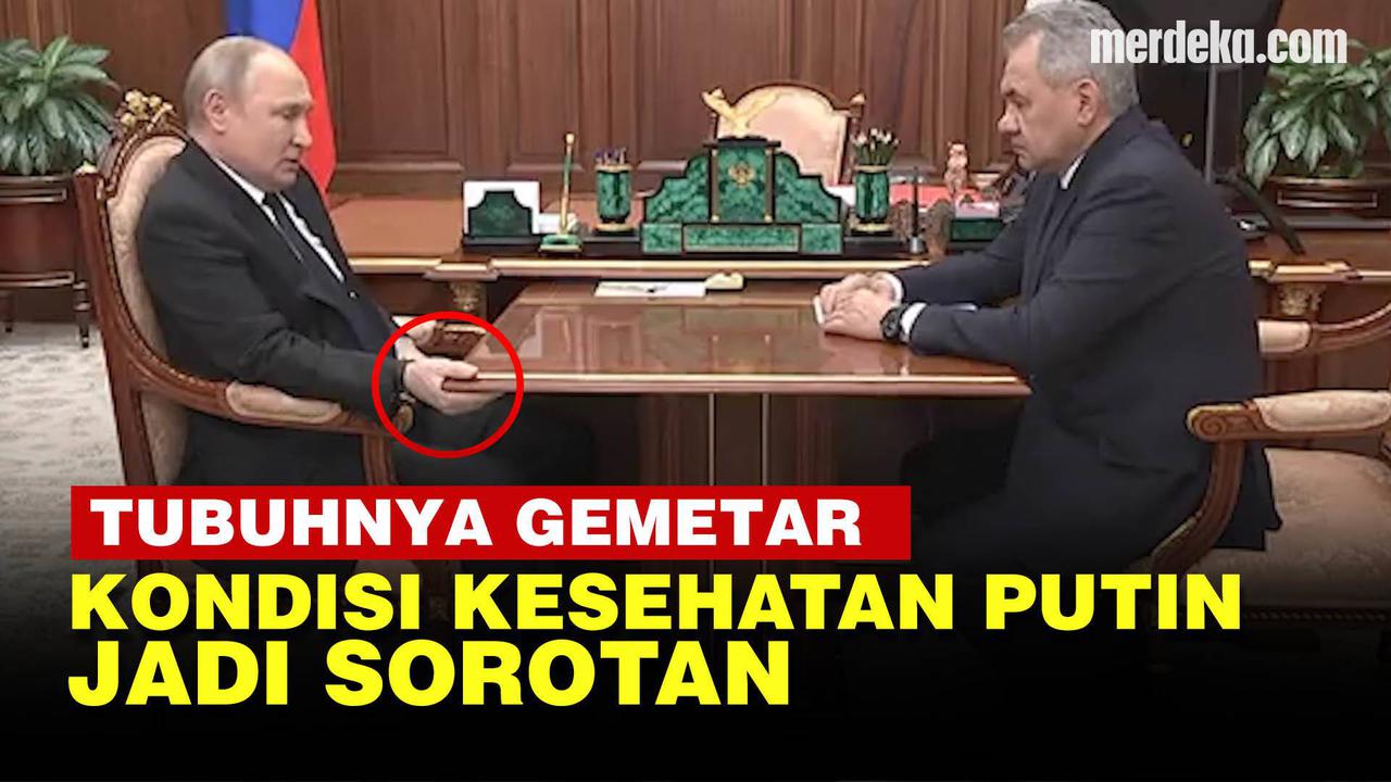 VIDEO: Tubuh Presiden Putin Terus Gemetar, Kesehatannya Dipertanyakan