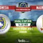 Jadwal laga persahabatan internasional, Indonesia vs Mauritius. (Bola.com/Dody Iryawan)