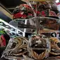 Helm AGV mendapat potongan harga di IIMS 2018 (Herdi/Liputan6.com)