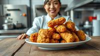 resep ayam goreng tepung ©Ilustrasi dibuat AI