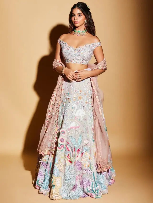 Suhana Khan di Pernikahan Anant Ambani dan Radhika Merchant. [@suhanakhan2]