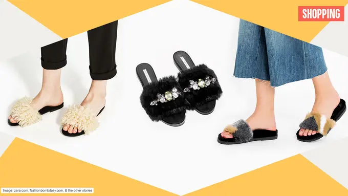 [Bintang] Slide sandals