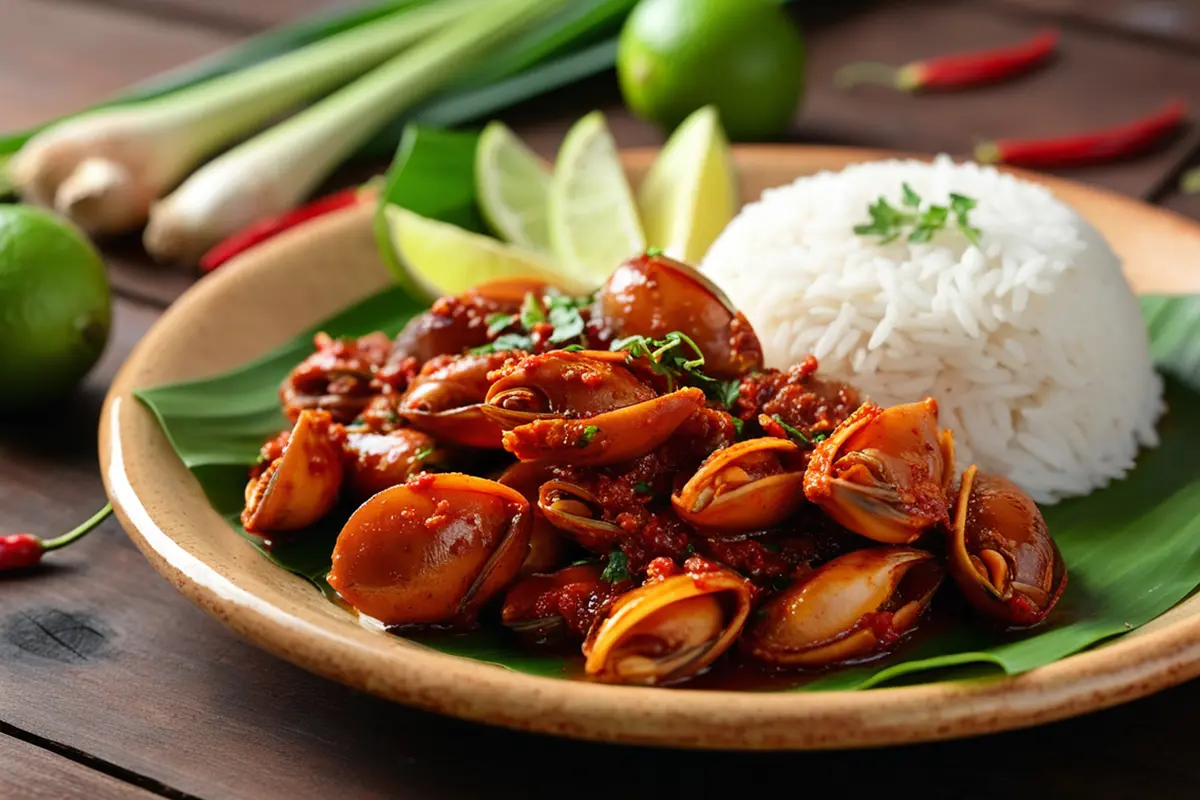 Resep Siput Kerang Bumbu Pedas Gurih