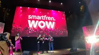 Konfrensi pers peluncuran Smartfren WOW Concert. (Liputan6.com/ Fitriah Nurul)