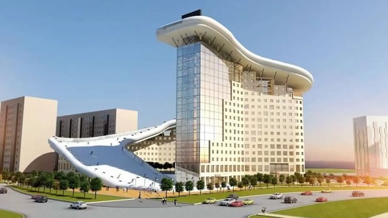 Apartemen di Kazakhstan Ini Memiliki Arena Ski 