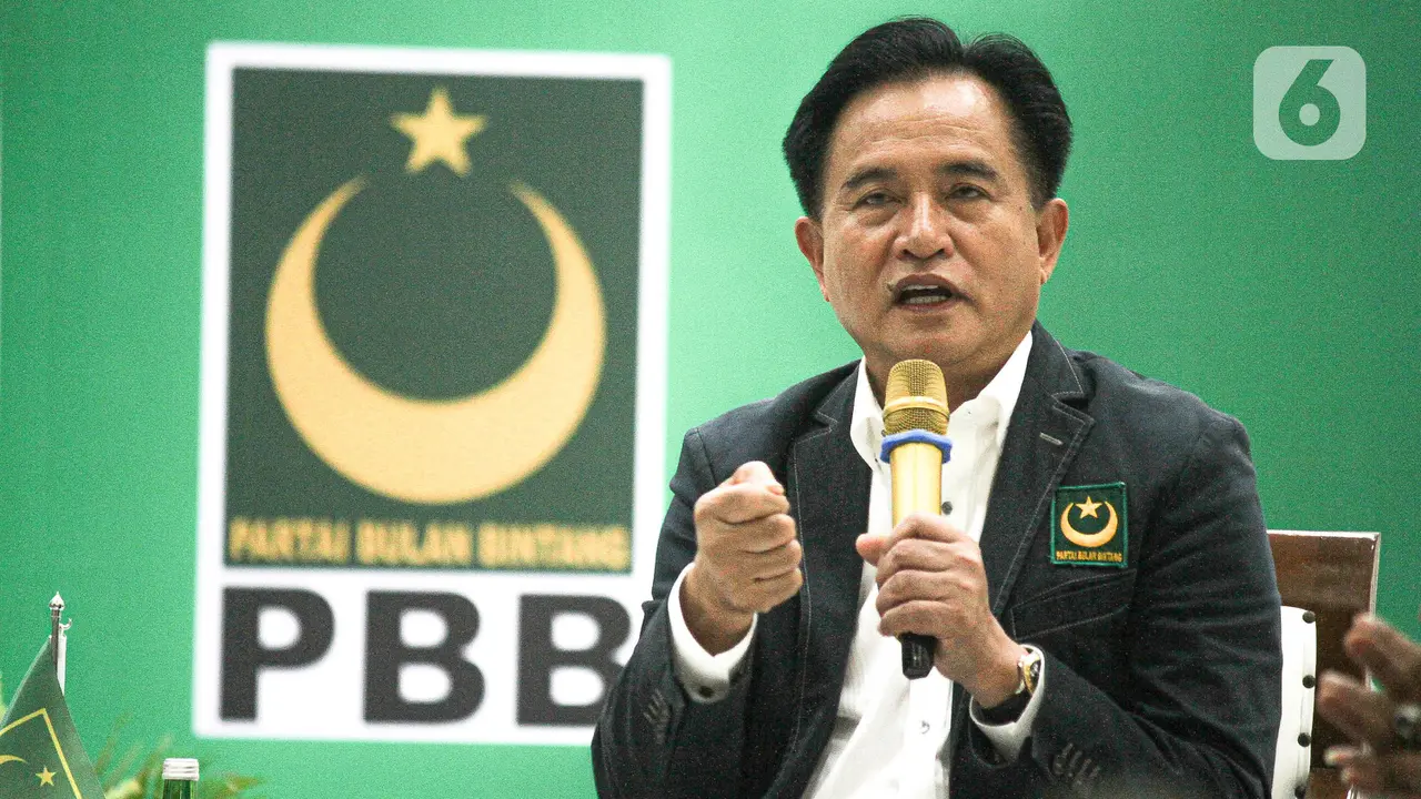 Ketua Umum PBB Yusril Ihza Mahendra Sambangi Markas PKB