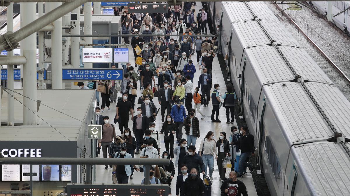 FOTO Suasana Stasiun Seoul Jelang Liburan Chuseok Foto