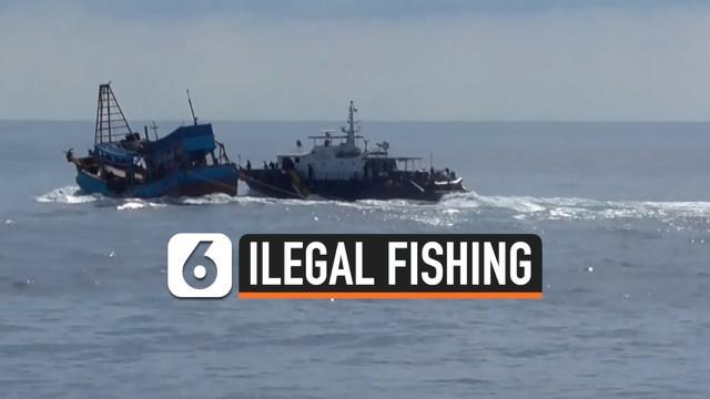 Tim KKP menangkap 2 kapal berbendera Vietnam yang tengah melakukan ilegal fishing di perairan Natuna Utara.