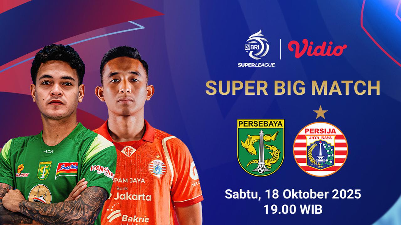 Saksikan Persebaya vs Persija di Vidio. (dok. vidio.com)