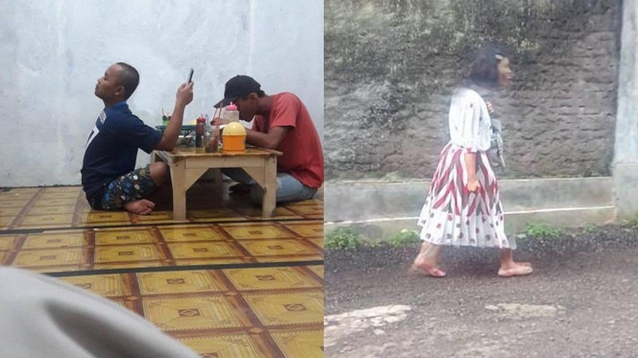 6 Foto Absurd Kepala Orang 'Ngebug' Ini Kelihatan Seram, Kocak