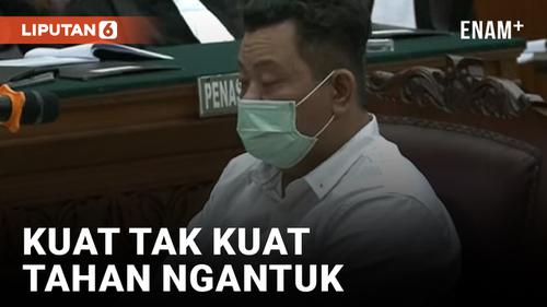 VIDEO: Kuat Ma'ruf Diduga Mengantuk Saat Jaksa Bacakan Dakwaan