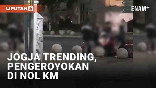 VIDEO: Jogja Trending Usai Viral Pengeroyokan Bersenjata di Nol KM
