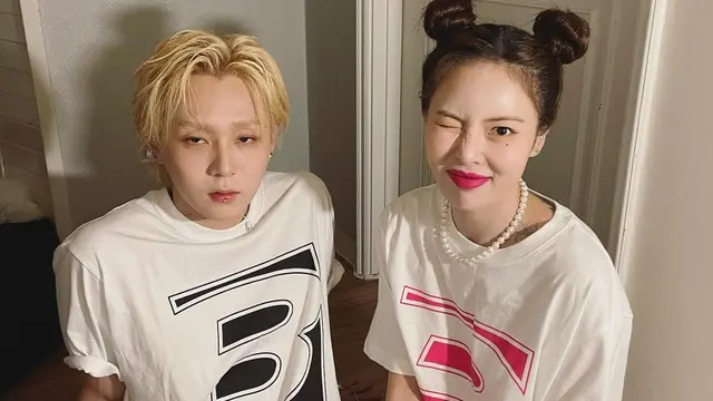 DAWN dan HyunA. (Instagram/ hyunah_aa)