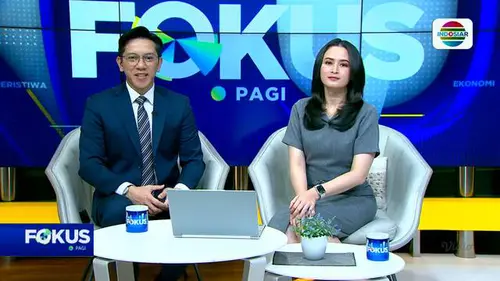 Fokus Pagi : Hujan dan Angin Kencang, Sebuah Pesawat Komersial Mendarat Miring di Bandara Soetta