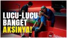 Berita Video, momen The Daddies lakukan ekshibisi lucu dengan Kevin Sanjaya dan Seo Seung-jae