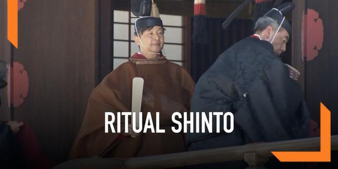 VIDEO: Sepekan Naik Takhta, Kaisar Jepang Lakukan Ritual Shinto