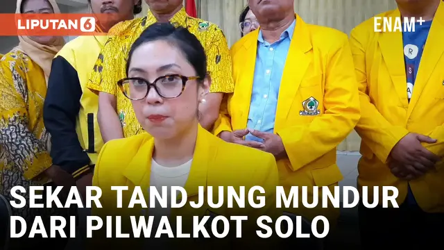 Menahan Tangis, Putri Akbar Tandjung Mundur dari Pilwalkot Solo 2024