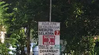 Warga Perumahan Taman Villa Meruya (TVM) Meruya Selatan, Kecamatan Kembangan, Jakarta Barat memprotes atas belum juga dilantiknya Ketua RT terpilih oleh Lurah Meruya Selatan, Jakarta Barat. (Ist)