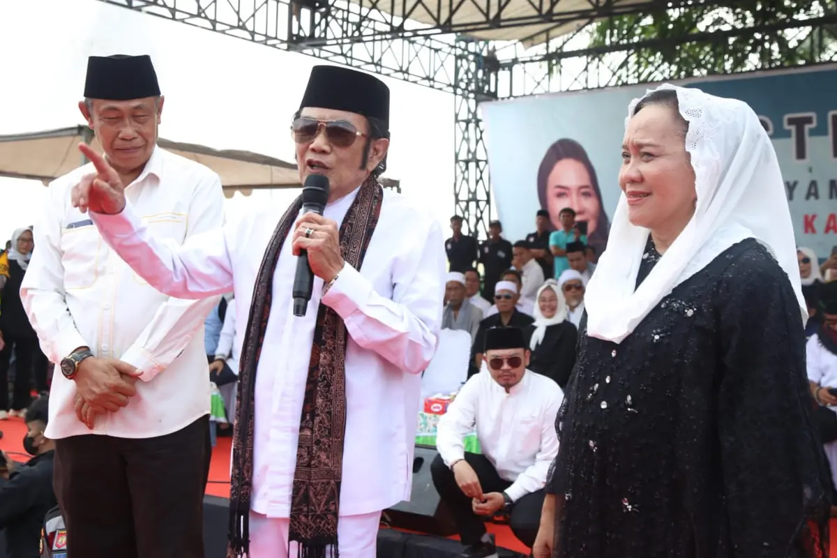 Raja Dangdut Rhoma Irama hingga Anas Urbaningrum Hadiri Kampanye Paslon Pilkada Musi Banyuasin