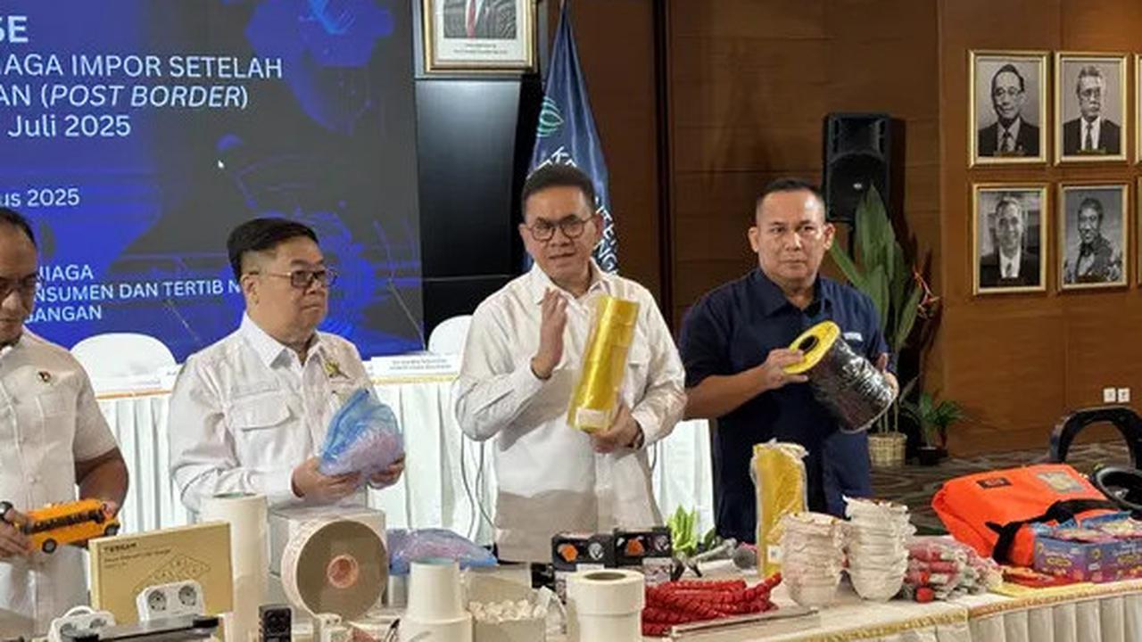 Kemendag Bongkar Impor Ilegal Senilai Rp 26,4 Miliar, Ada Ban dan Kosmetik yang Tidak Memiliki SNI