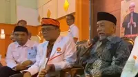 Presiden PKS, Ahmad Syaikhu menghadiri Halal Bihalal DPD PKS Kota Depok di Hotel Bumi Wiyata, Kota Depok. (Liputan6.com/Dicky Agung Prihanto)