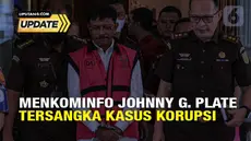 Menteri Komunikasi dan Informatika Indonesia Johnny G. Plate resmi ditetapkan menjadi tersangka kasus korupsi BTS 4GB dan infrastruktur pendukung paket 1, 2, 3, 4, dan 5 BAKTI Kementerian Komunikasi dan Informatika Tahun 2020 sampai dengan 2022. Mega...