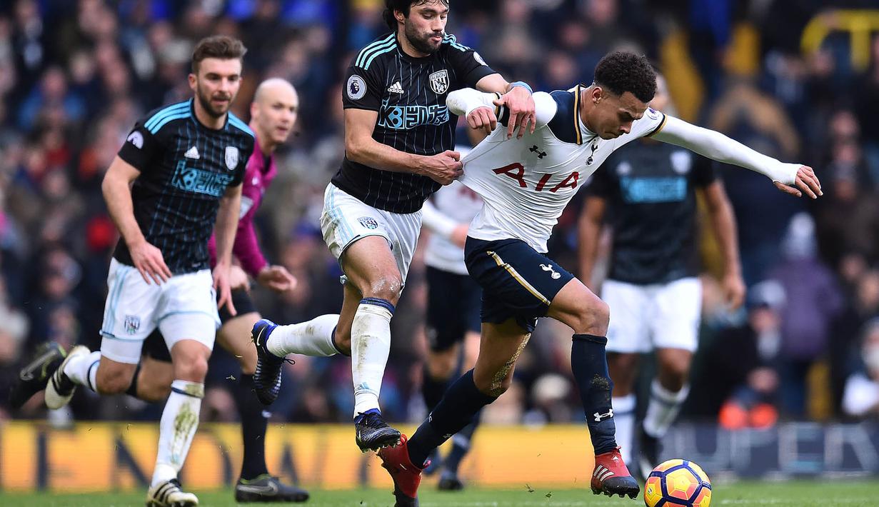 8. Dele Alli (Tottenham) - 10 Gol. (AFP/Glyn Kirk)