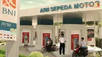 Pertama di Indonesia, BNI Bangun ATM Khusus Sepeda Motor
