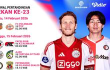 Jadwal dan Link Live Streaming Eredivisie Pekan Ke-23, Eksklusif di Vidio