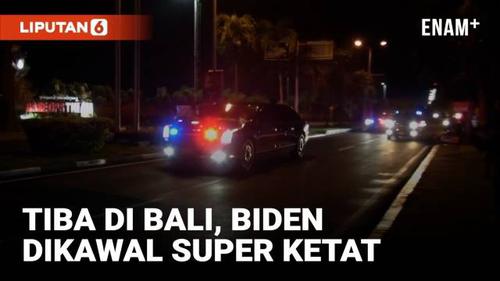 VIDEO: Jelang KTT G20, Presiden Joe Biden Tiba di Bali Dengan Kawalan Ketat