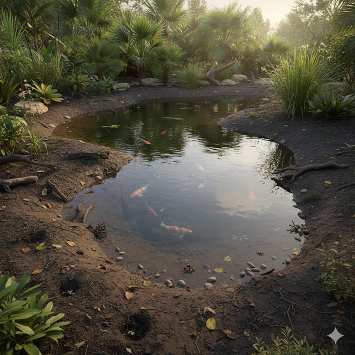 Desain Kolam Ikan yang Terlihat Aman Ini Justru Menarik Ular