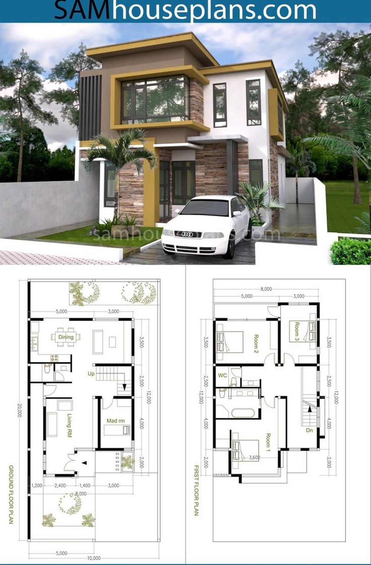 Rumah minimalis 8x12
