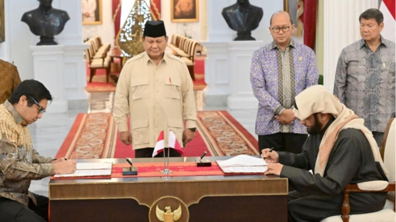 VIDEO: Presiden Prabowo 'Pelototi' Investasi RI & Qatar Bangun 1 Juta Rumah Rakyat di Istana