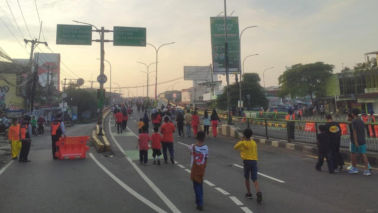 Car Free Day Kedua di Depok, Toilet Umum untuk Warga Masih jadi PR