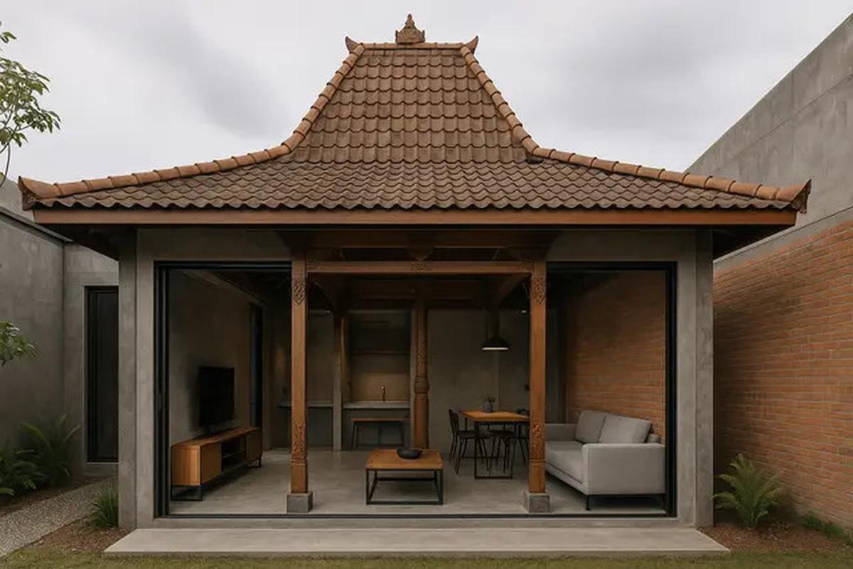 7 Model Rumah Joglo Modern Klasik 1 Lantai, Perpaduan Tradisi dan Kenyamanan Masa Kini