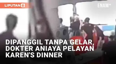 Insiden penganiayaan terjadi di restoran Karen's Diner di Badung, Bali (14/5/2023). Pelaku berinisial TK disebut datang dan menganiaya S, karyawan resto, karena tak terima namanya dipanggil tanpa gelar Dokter. Karyawan lain berinisial T dijambak usai...