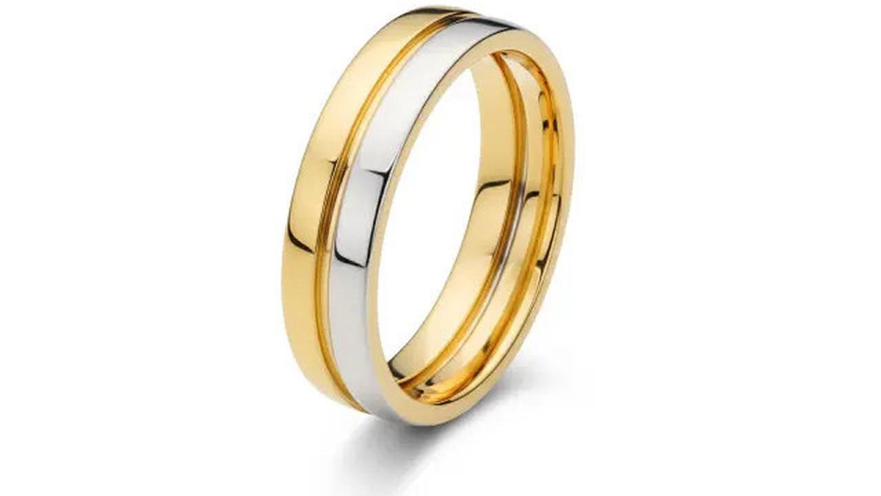7 Model Cincin Emas Minimalis Dua Warna yang Tampak Mewah Meski Simpel, Kini Tren di 2026