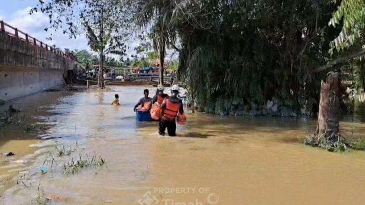 PT Timah Salurkan Bantuan Sembako untuk Korban Banjir Sumut, Ringankan Beban Warga Terdampak