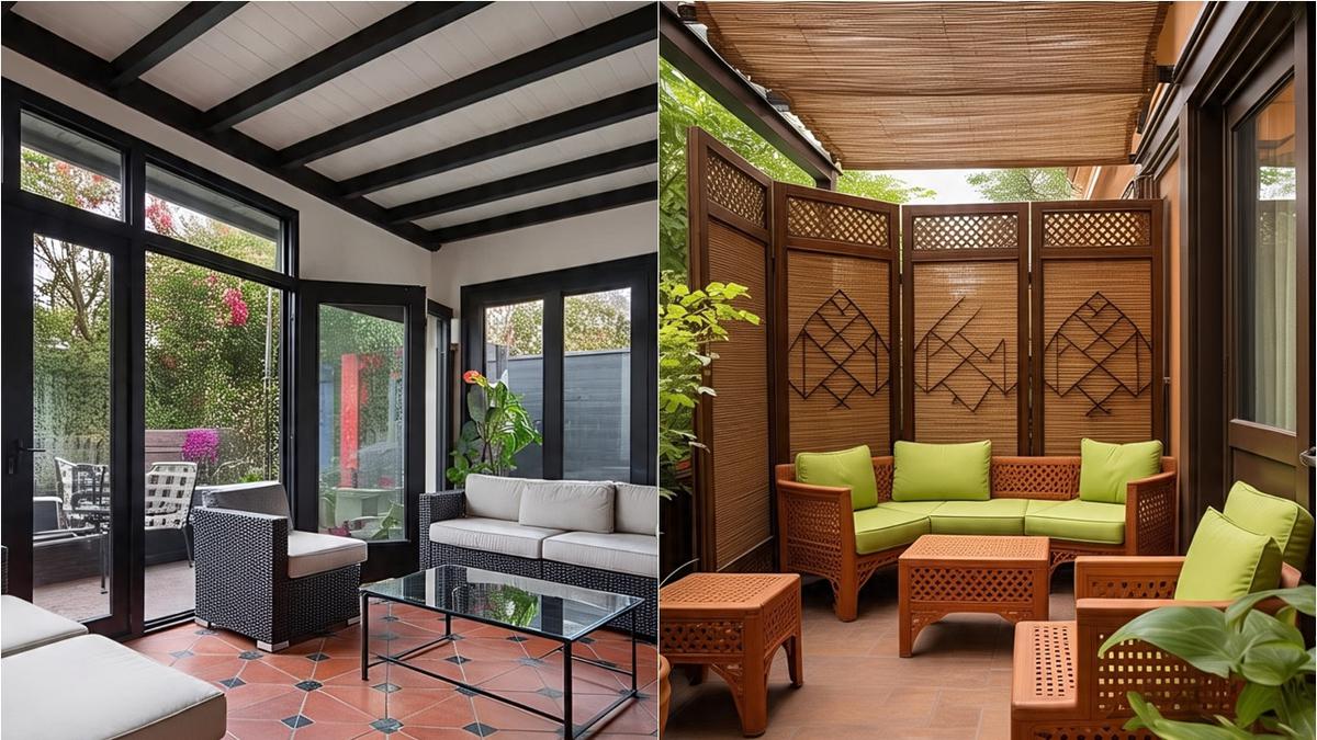 18 Model Teras Semi Outdoor yang Bikin Betah Nongkrong, Nyaman