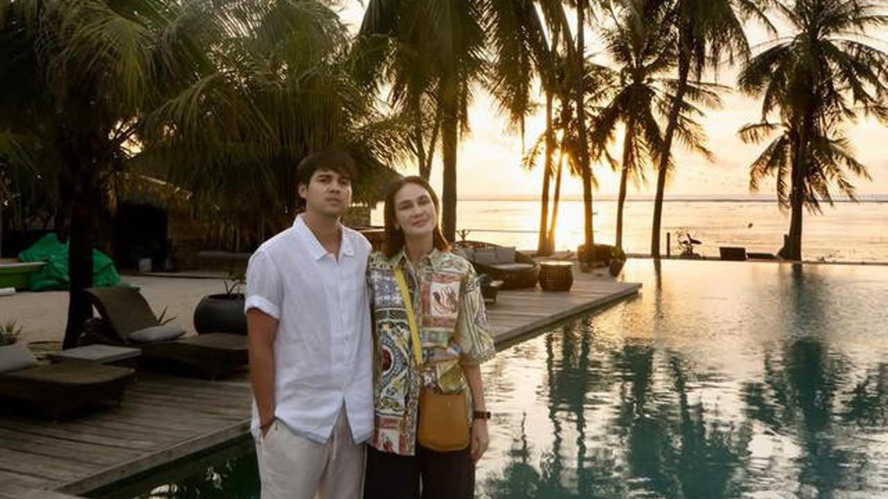 6 Gaya Liburan Luna Maya di Pulau Rote, Ceria Bareng Maxime Bouttier