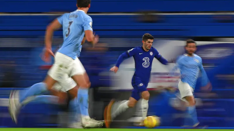 FOTO: Manchester City Permalukan Chelsea di Stamford Bridge