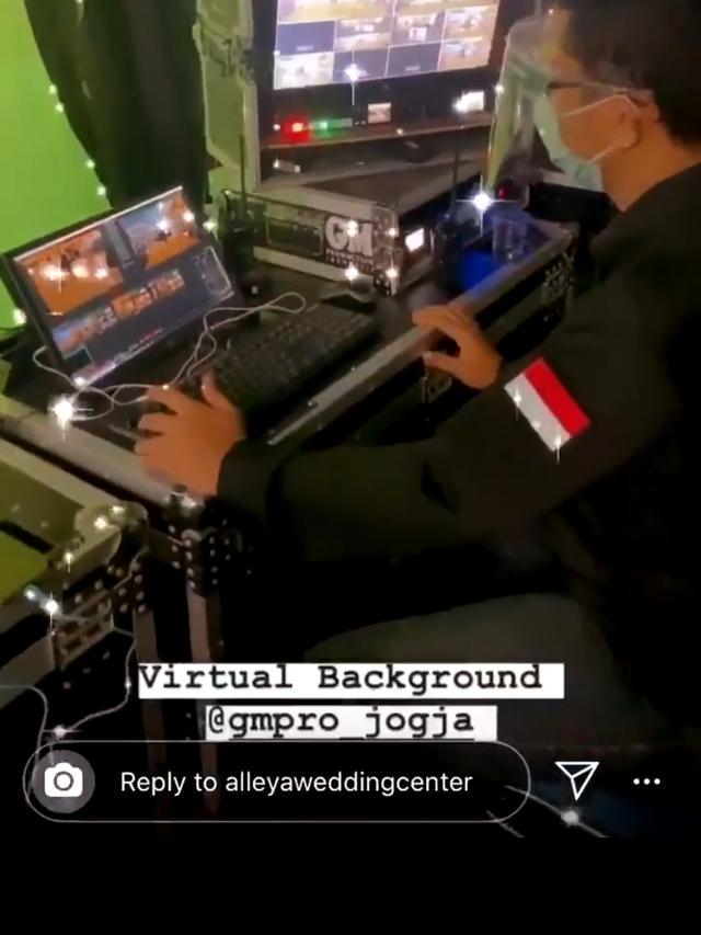 Viral Pasangan Gelar Resepsi Pernikahan Virtual Tamu Datang Secara Online Hot Liputan6 Com