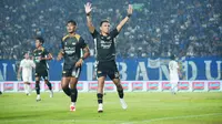 Penyerang Dew United, Egy Maulana Vikri, berselebrasi setelah mencetak gol ke gawang Liga Indonesia All Star di Piala Presiden 2025. (Dok. Piala Presiden)
