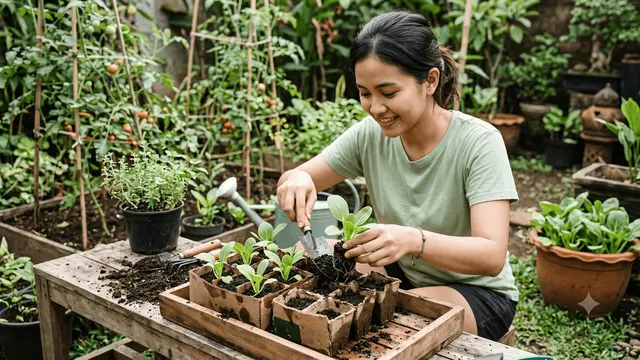 Cara Memanfaatkan Kardus Bekas Sebagai Media Semai Sayuran