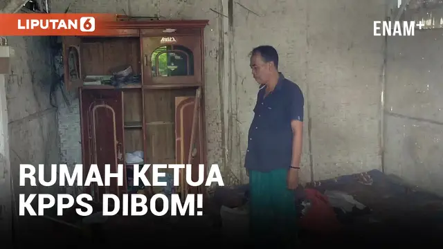 Rumah Ketua KPPS Pamekasan Dibom OTK