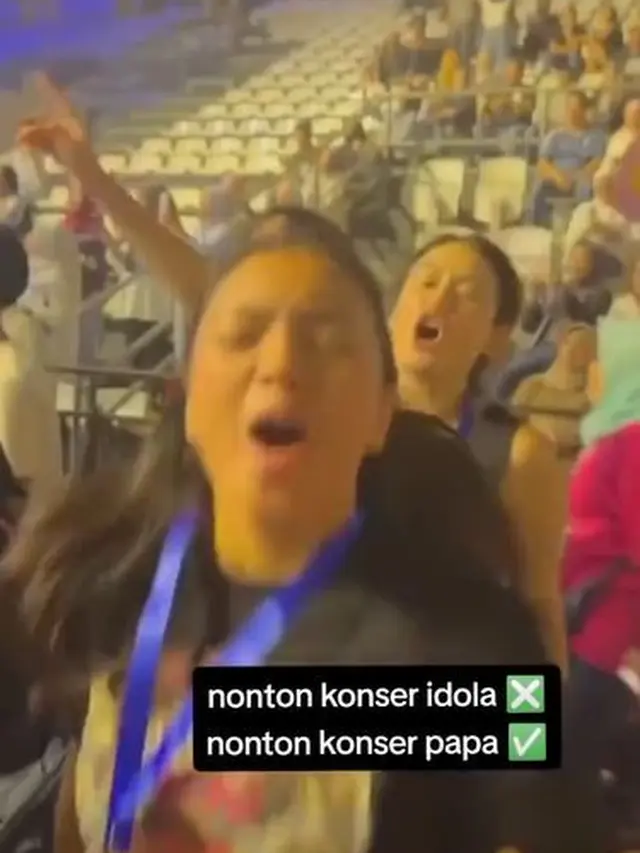 6 Potret Alleia Anak Ariel Nonton Konser Noah, Tampak Bangga Lihat Ayahnya