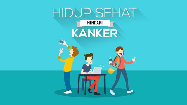 Infografis Hidup Sehat Hindari Kanker (Liputan6.com/Yoshiro)
