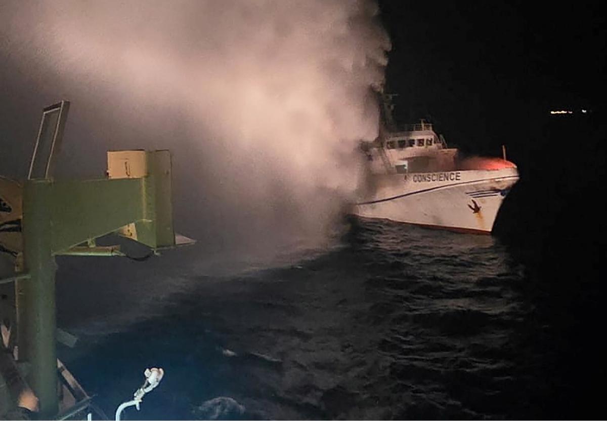 FOTO: Penampakan Kapal Bantuan Kemanusian Gaza yang Diserang Drone di Perairan  Internasional Malta