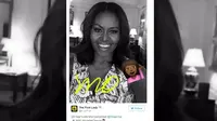 Michelle Obama Buka Akun di Aplikasi Snapchat